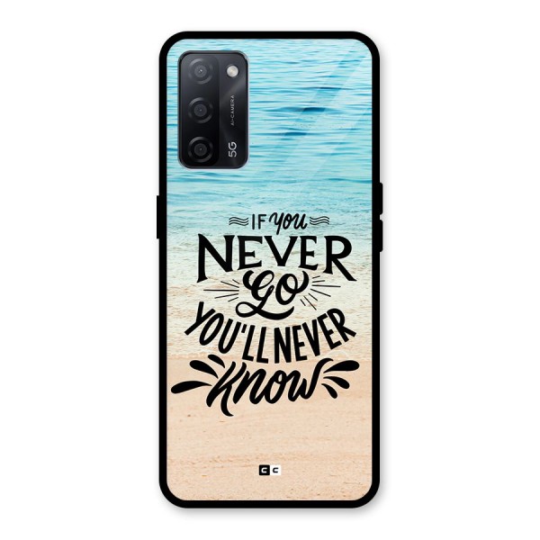 Will Never Know Glass Back Case for Oppo A53s 5G