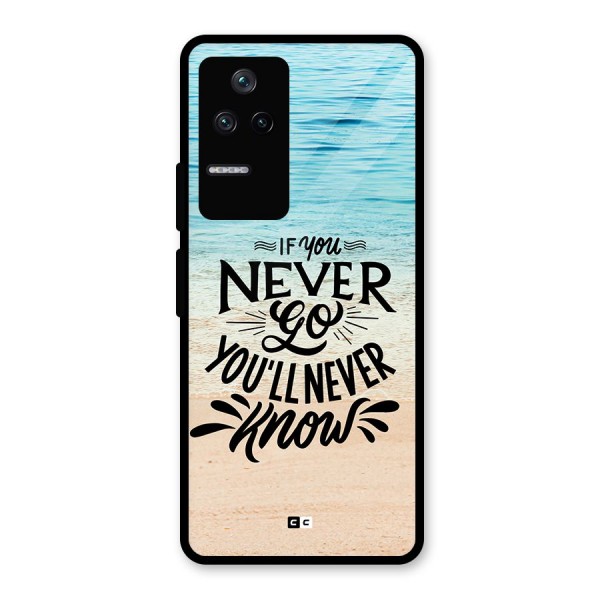 Will Never Know Glass Back Case for Poco F4 5G