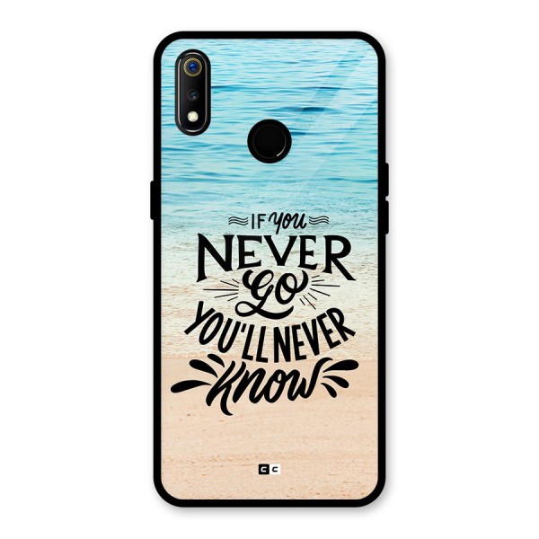 Will Never Know Glass Back Case for Realme 3i