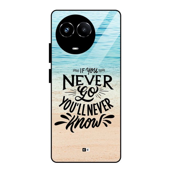 Will Never Know Glass Back Case for Realme Narzo 60X