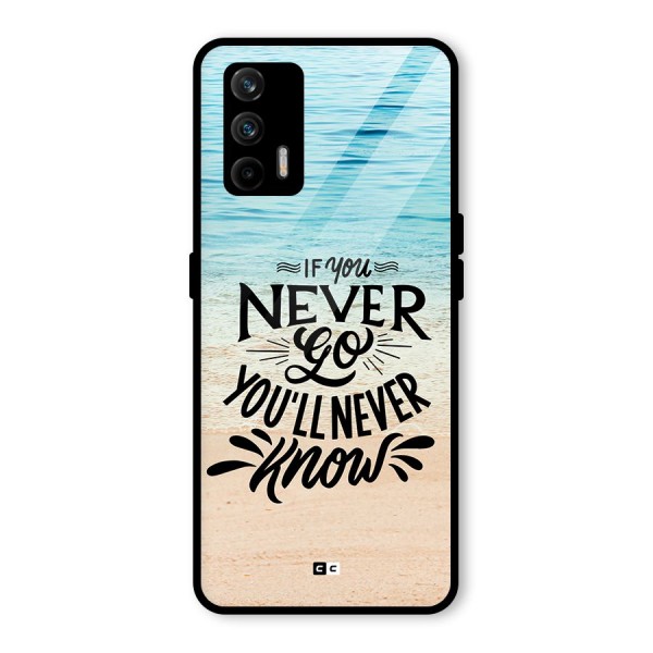 Will Never Know Glass Back Case for Realme X7 Max