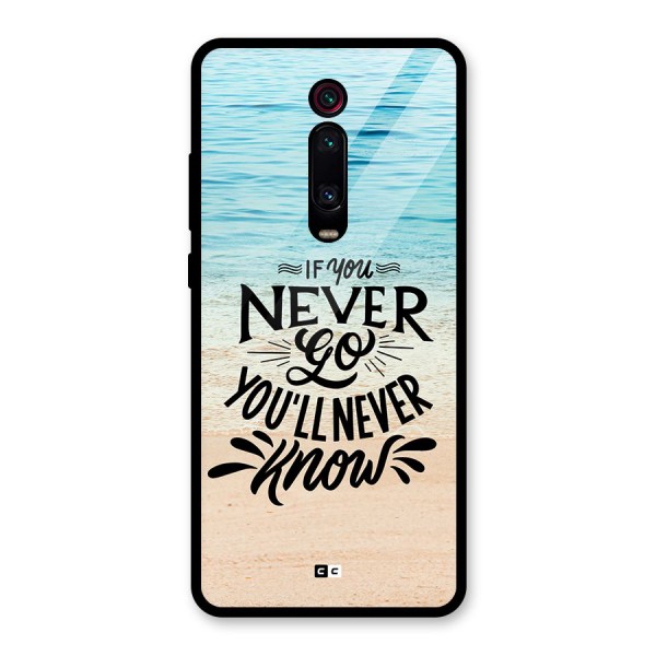 Will Never Know Glass Back Case for Redmi K20