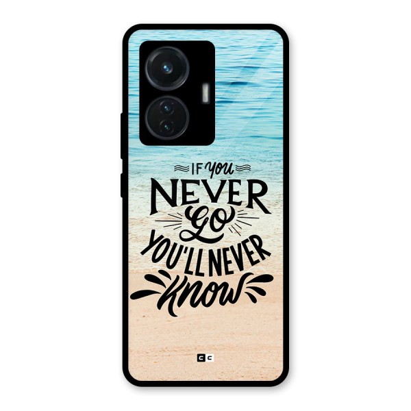 Will Never Know Glass Back Case for Vivo T1 44W