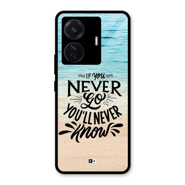 Will Never Know Glass Back Case for Vivo T1 Pro