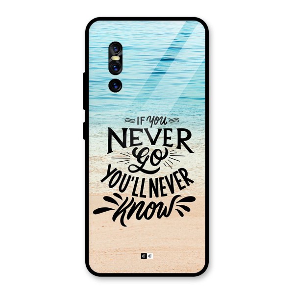 Will Never Know Glass Back Case for Vivo V15 Pro