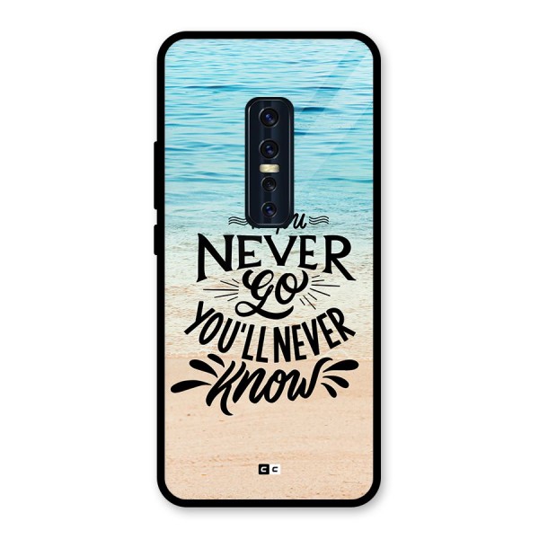 Will Never Know Glass Back Case for Vivo V17 Pro