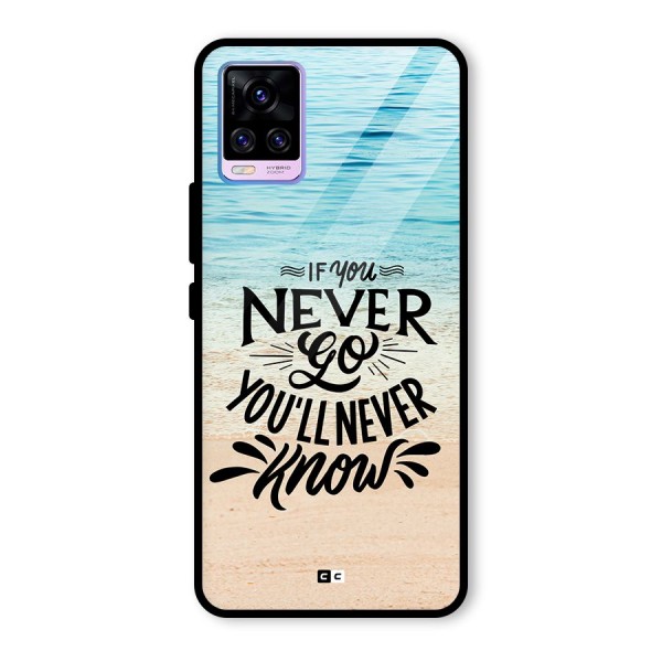 Will Never Know Glass Back Case for Vivo V20 Pro