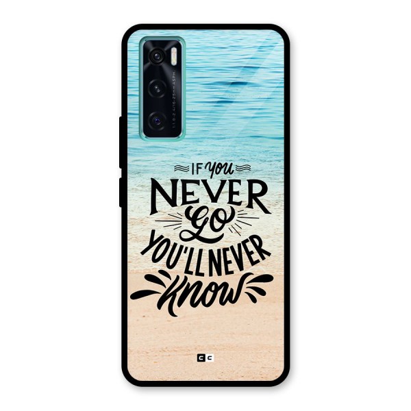 Will Never Know Glass Back Case for Vivo V20 SE