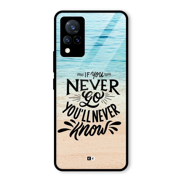 Will Never Know Glass Back Case for Vivo V21 5G