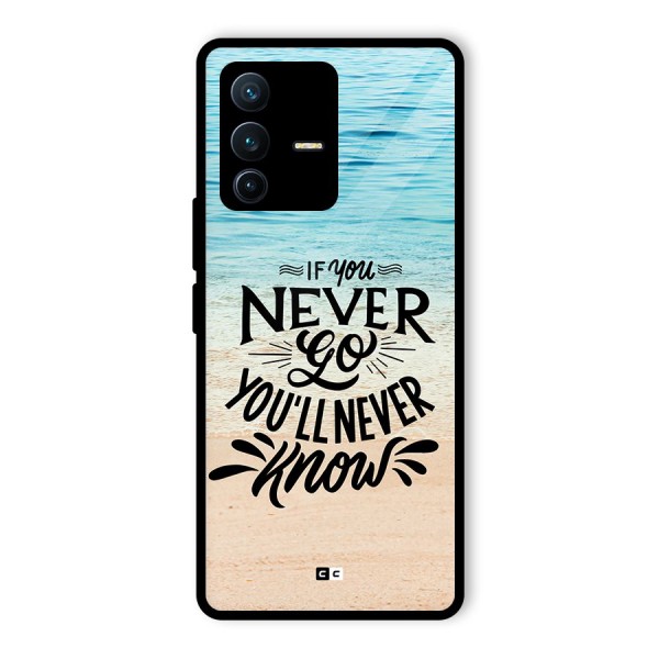 Will Never Know Glass Back Case for Vivo V23 Pro