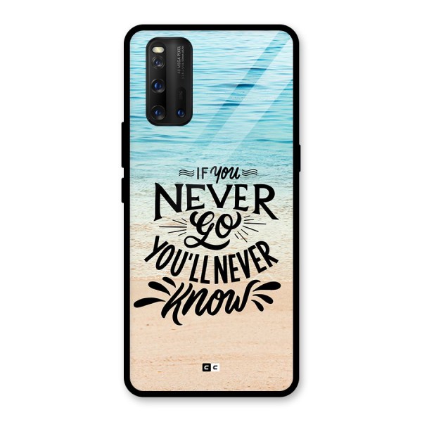 Will Never Know Glass Back Case for Vivo iQOO 3