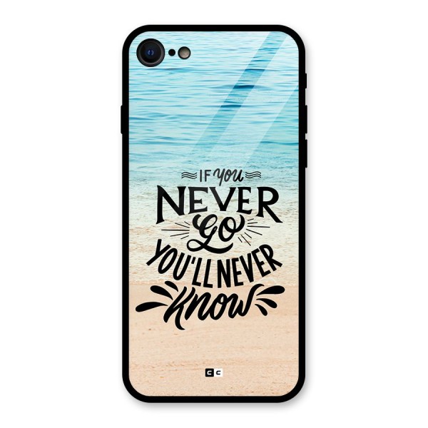 Will Never Know Glass Back Case for iPhone 8