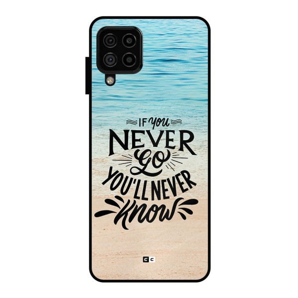 Will Never Know Metal Back Case for Galaxy A22 4G