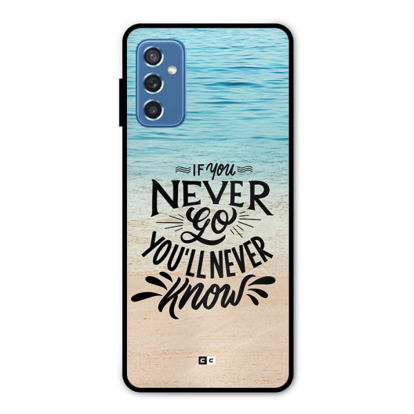 Will Never Know Metal Back Case for Galaxy M52 5G