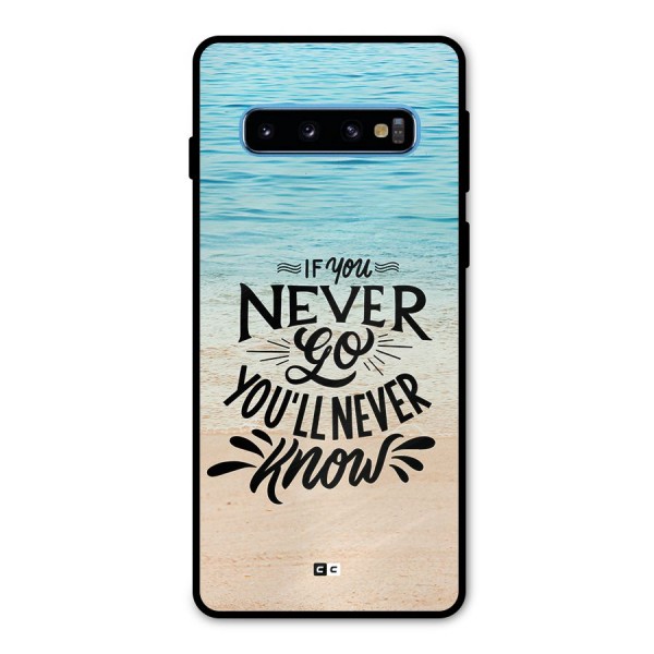 Will Never Know Metal Back Case for Galaxy S10