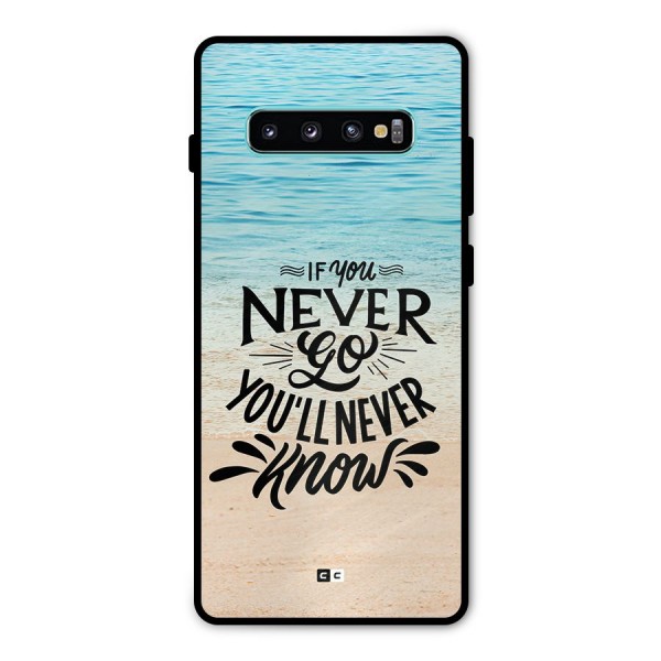 Will Never Know Metal Back Case for Galaxy S10 Plus