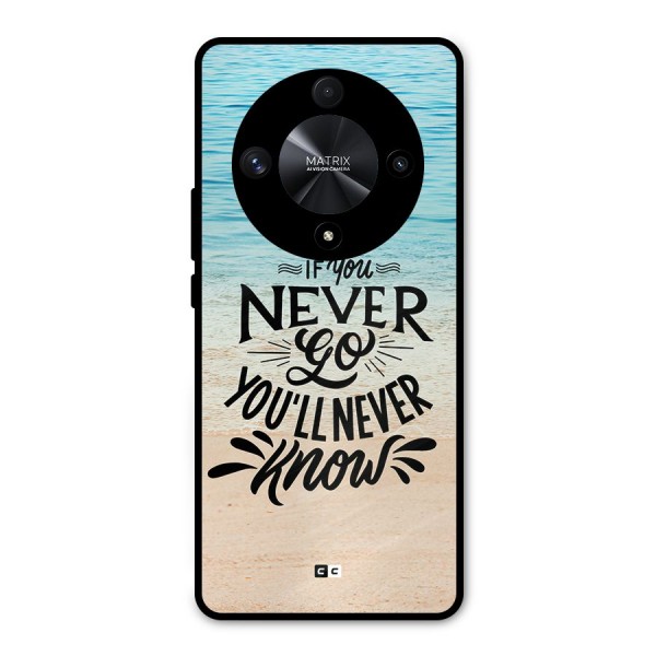 Will Never Know Metal Back Case for Honor X9b