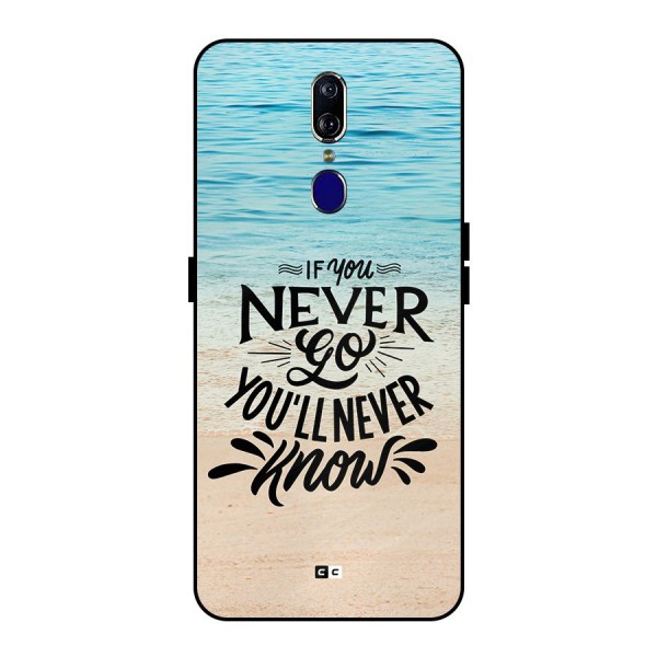 Will Never Know Metal Back Case for Oppo F11