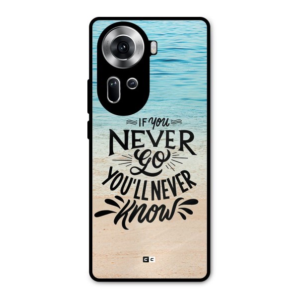 Will Never Know Metal Back Case for Oppo Reno11 5G