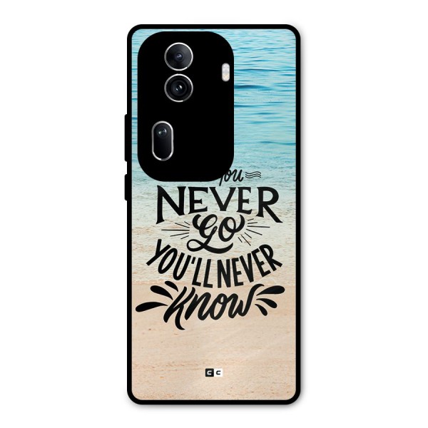 Will Never Know Metal Back Case for Oppo Reno11 Pro 5G