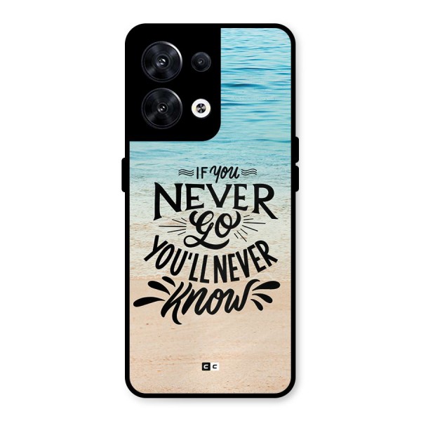 Will Never Know Metal Back Case for Oppo Reno8 5G