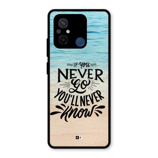 Will Never Know Metal Back Case for Poco C55