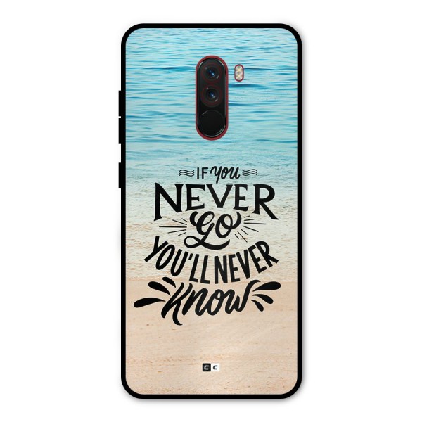 Will Never Know Metal Back Case for Poco F1