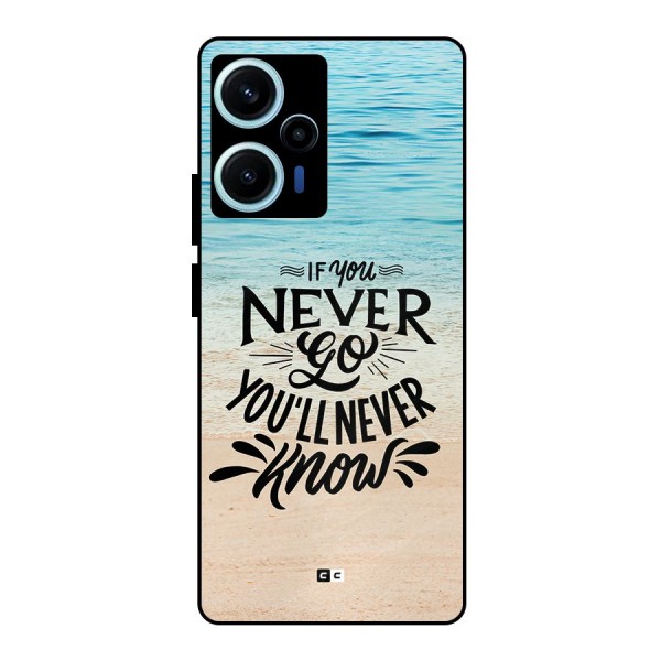 Will Never Know Metal Back Case for Poco F5