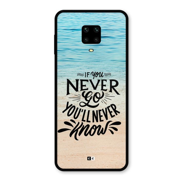 Will Never Know Metal Back Case for Poco M2