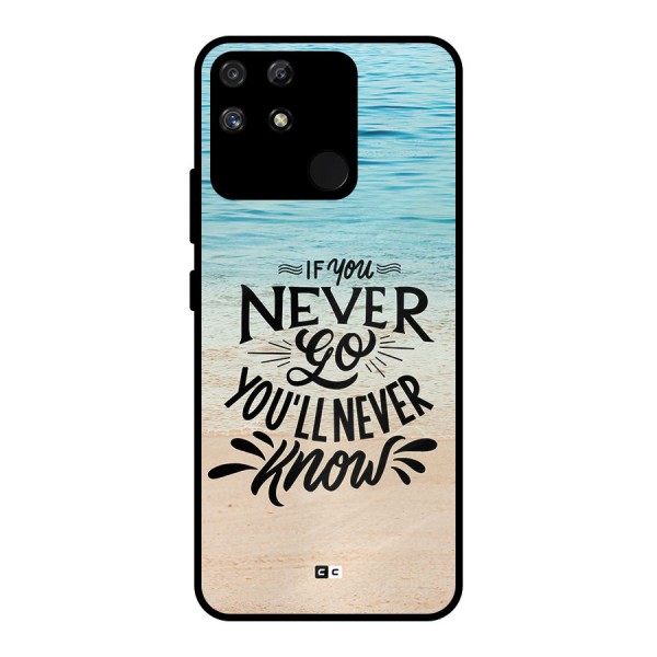 Will Never Know Metal Back Case for Realme Narzo 50A