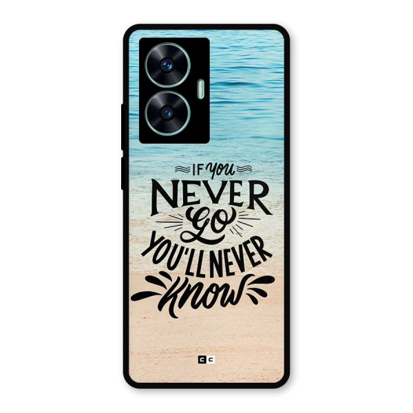 Will Never Know Metal Back Case for Realme Narzo N55