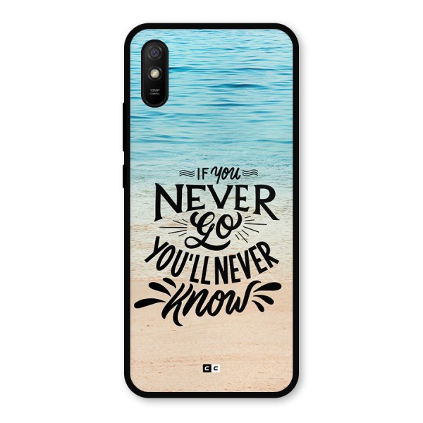 Will Never Know Metal Back Case for Redmi 9i