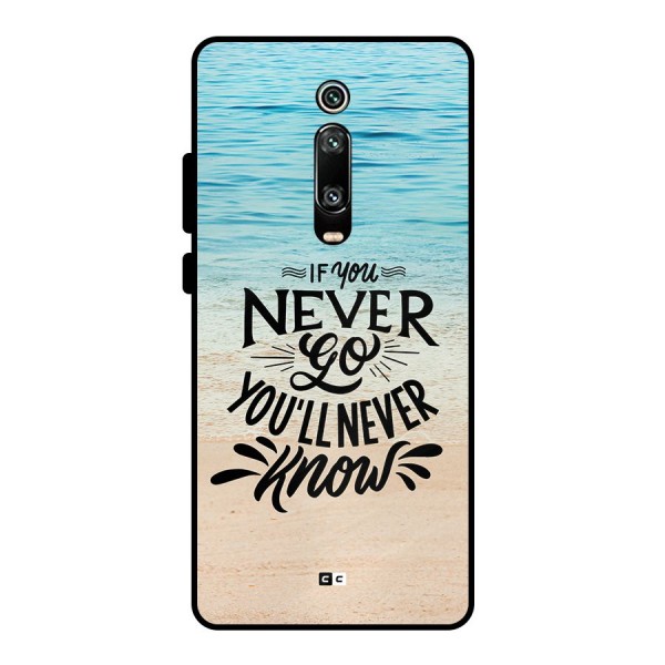 Will Never Know Metal Back Case for Redmi K20 Pro