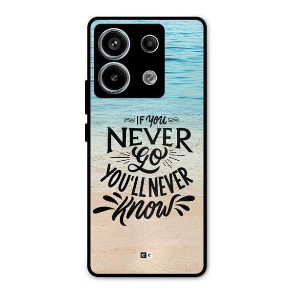 Will Never Know Metal Back Case for Redmi Note 13 Pro 5G