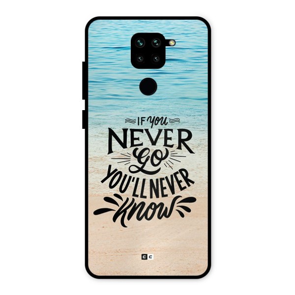 Will Never Know Metal Back Case for Redmi Note 9