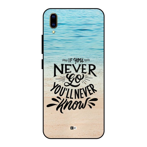 Will Never Know Metal Back Case for Vivo V11 Pro