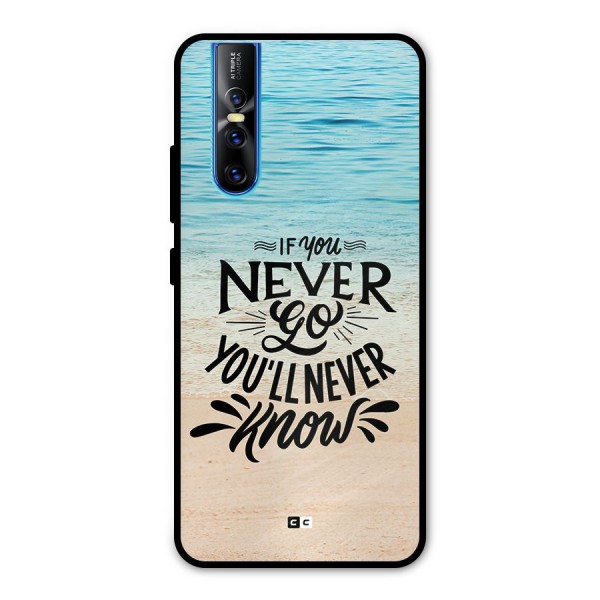 Will Never Know Metal Back Case for Vivo V15 Pro