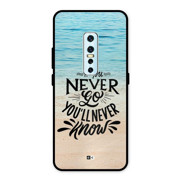 Will Never Know Metal Back Case for Vivo V17 Pro