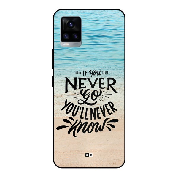 Will Never Know Metal Back Case for Vivo V20 2021