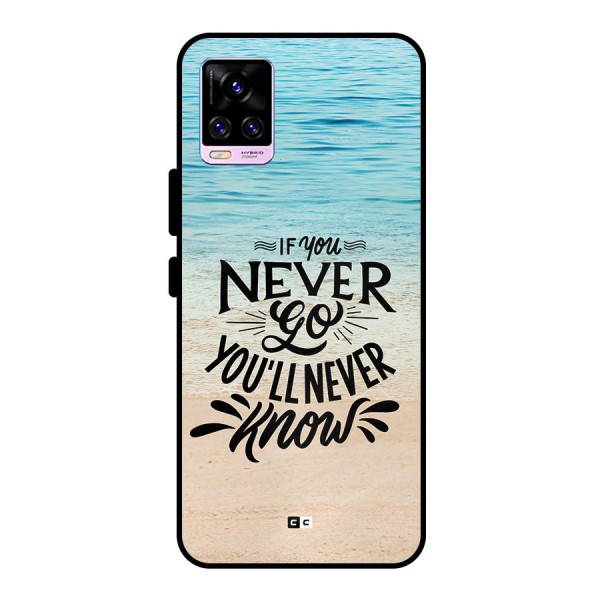 Will Never Know Metal Back Case for Vivo V20 Pro