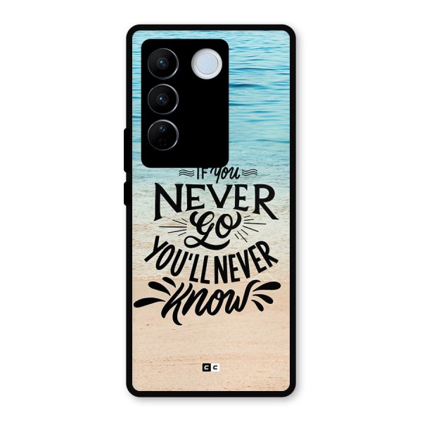 Will Never Know Metal Back Case for Vivo V27 Pro