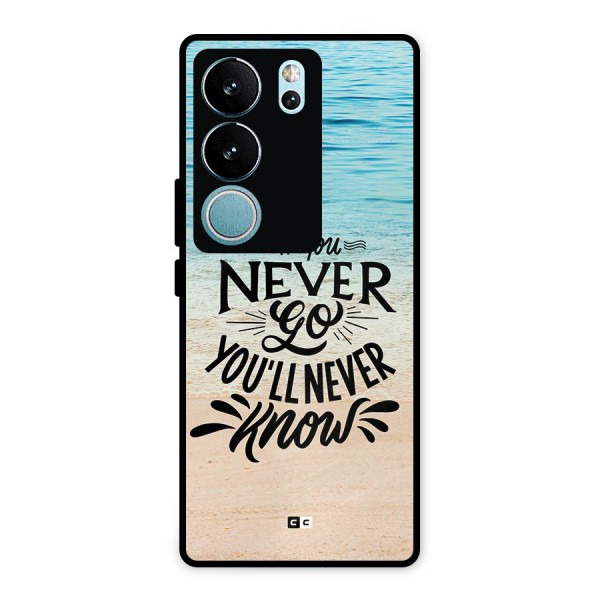 Will Never Know Metal Back Case for Vivo V29 Pro