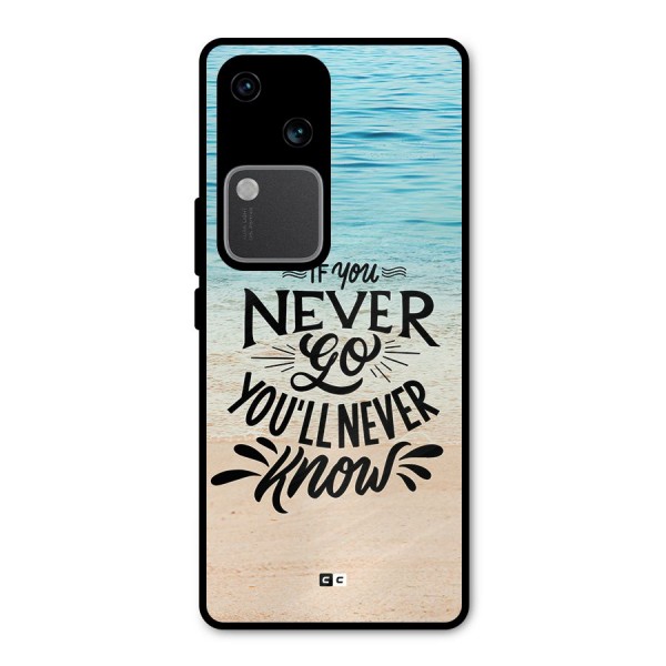 Will Never Know Metal Back Case for Vivo V30