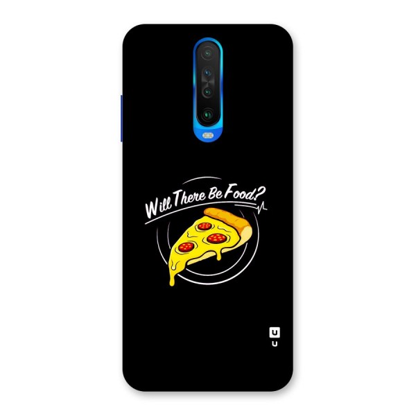 Will There Be Food Back Case for Poco X2