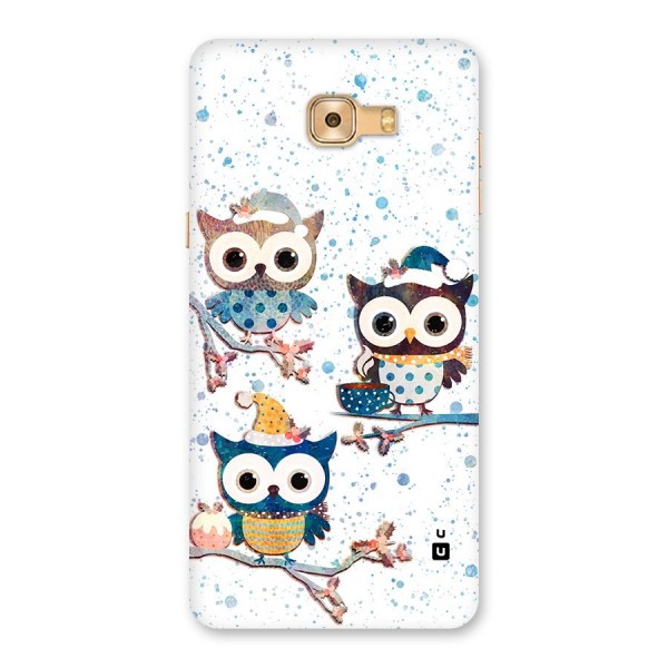 Winter Owls Back Case for Galaxy C9 Pro