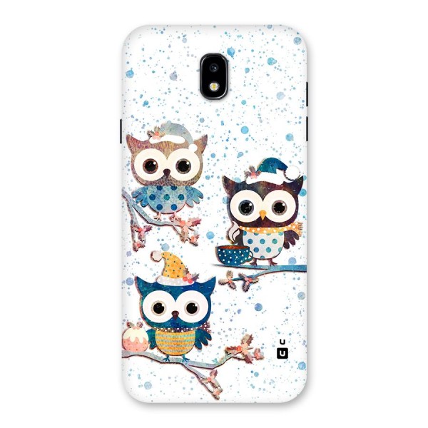 Winter Owls Back Case for Galaxy J7 Pro