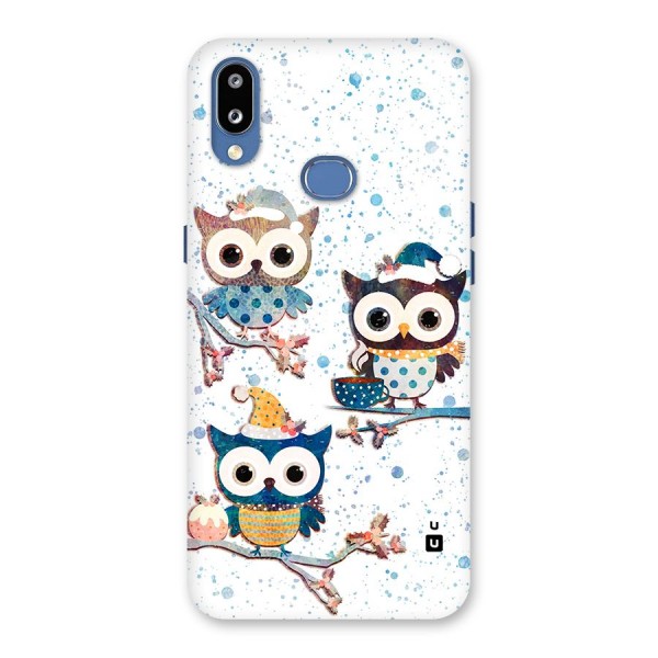 Winter Owls Back Case for Galaxy M01s