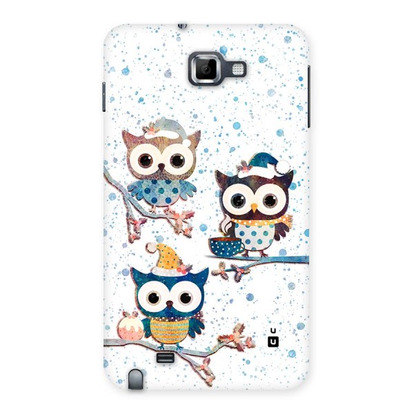 Winter Owls Back Case for Galaxy Note