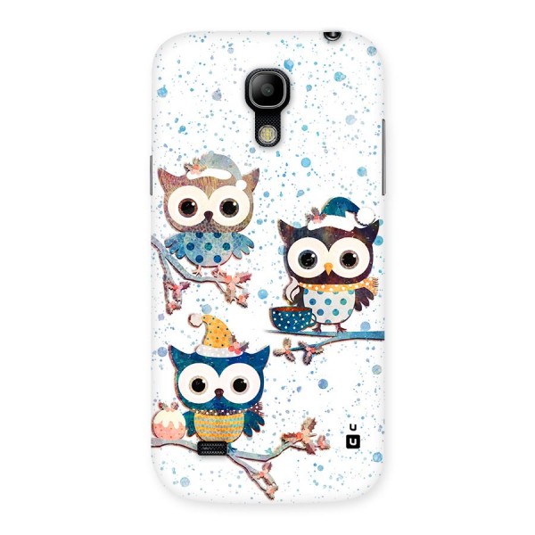 Winter Owls Back Case for Galaxy S4 Mini