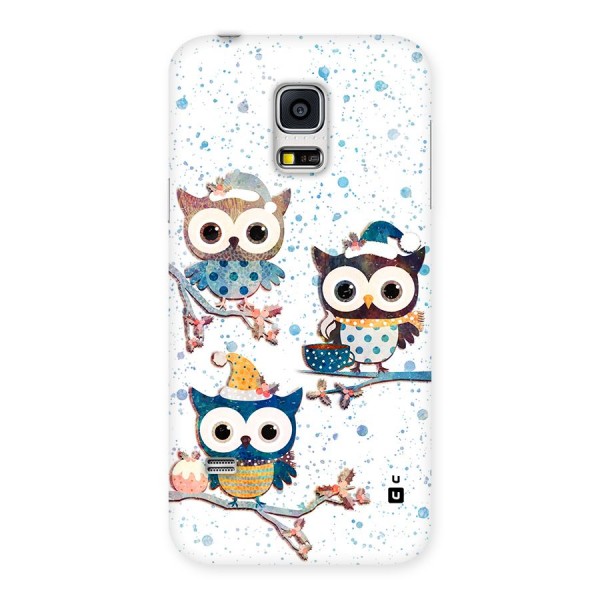 Winter Owls Back Case for Galaxy S5 Mini